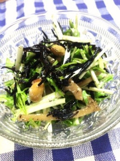 *ヒジキ煮と水菜のサラダ*-レシピのメイン写真