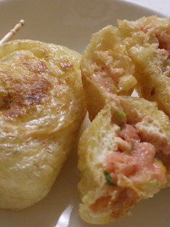 油揚げの明太巾着焼き-レシピのメイン写真