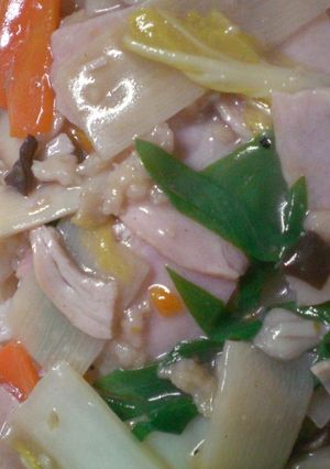 八宝菜のあんかけご飯！-レシピのメイン写真