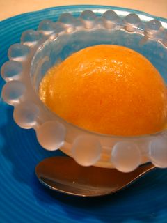 柿のソルベ **缶 syrup**-レシピのメイン写真