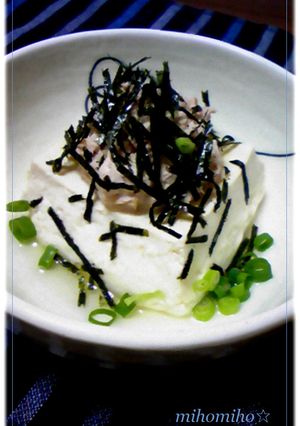こってり✿ツナマヨのっけ豆腐-レシピのメイン写真