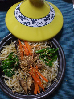 タジン鍋で石焼ビビンバ風~☆ -レシピのメイン写真