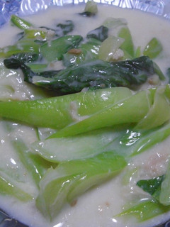青梗菜のクリーム煮-レシピのメイン写真