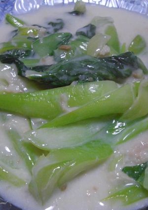 青梗菜のクリーム煮-レシピのメイン写真
