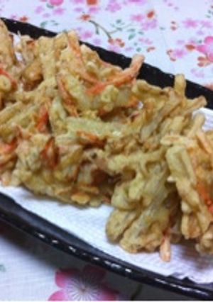 旬の味♪( ´▽｀)ヤーコン天ぷら☆-レシピのメイン写真
