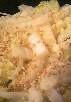 白菜の胡麻酢生姜ごま油和え-レシピのメイン写真