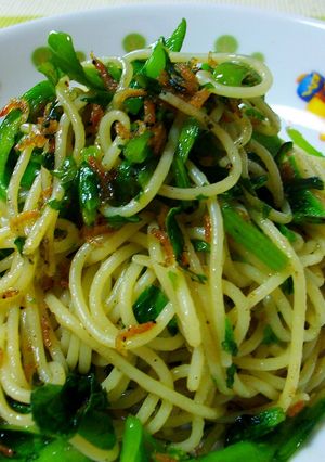 バジルと干し海老のパスタ-レシピのメイン写真