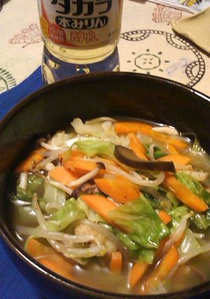 チャンポン風野菜スープ-レシピのメイン写真