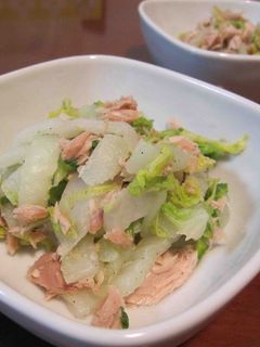 超簡単☆白菜とツナの和え物-レシピのメイン写真