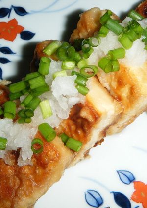 生姜醤油でお豆腐焼いたん　-レシピのメイン写真