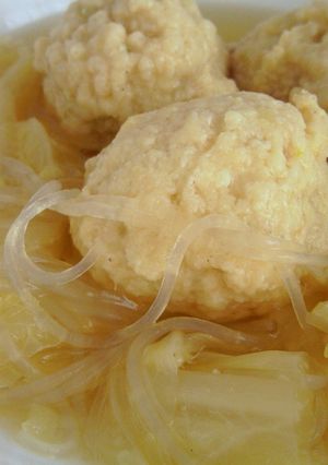 鶏だんごと白菜の春雨ス−プ★-レシピのメイン写真