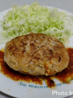 種入りマスタードのハンバーグ(^^!-レシピのメイン写真