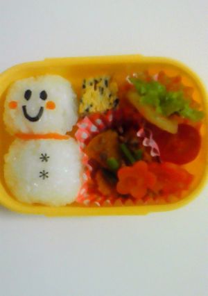 雪だるま＊キャラ弁-レシピのメイン写真