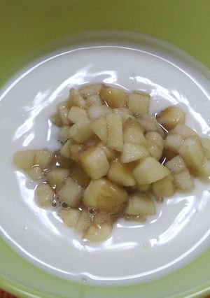 バナナアップルヨーグルト（新★）-レシピのメイン写真