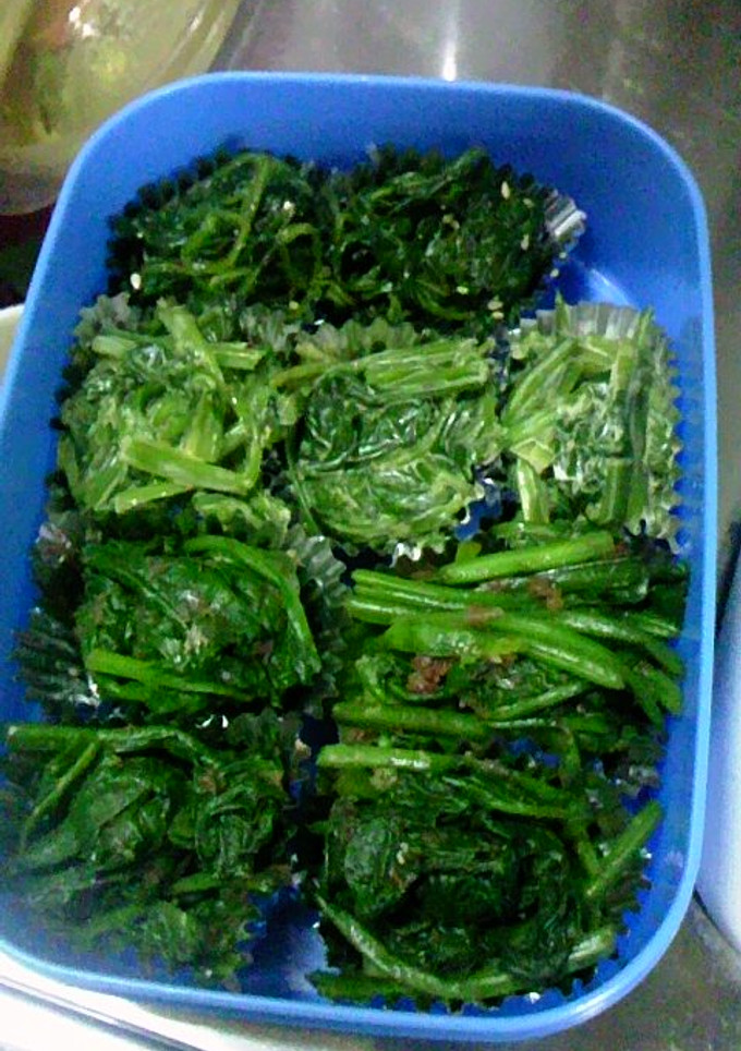 お弁当用冷凍おかず【緑】～ほうれん草～-レシピのメイン写真
