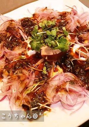 マグロのタタキ風カルパッチョ-レシピのメイン写真
