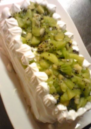 ココナッツサブレでヨーグルトケーキ！-レシピのメイン写真
