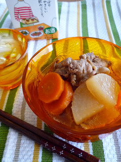 圧力鍋で簡単!豚と大根の煮物-レシピのメイン写真