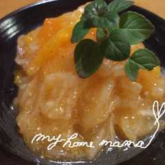 รูปของ あま～い♪熟した柿と大根のなます☆
