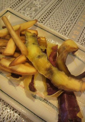 エコ料理☆さつまいもの皮チップス-レシピのメイン写真