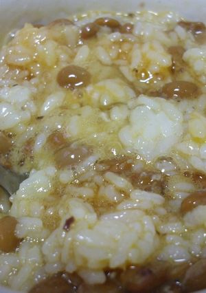 納豆ご飯　with　梅♪-レシピのメイン写真