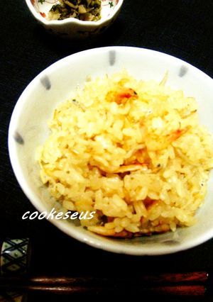 桜エビとちりめんじゃこの炊き込みご飯♪-レシピのメイン写真