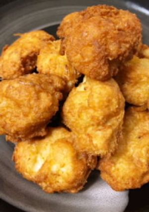 簡単桜エビ風味豆腐の落し揚げ-レシピのメイン写真