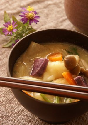 寒い夜に温まる　思ひ出のだご汁-レシピのメイン写真