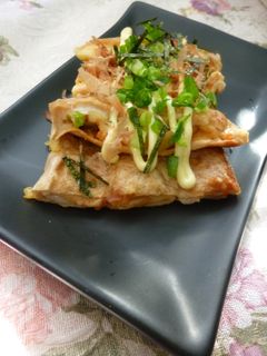 チーズとキムチの麩焼き-レシピのメイン写真