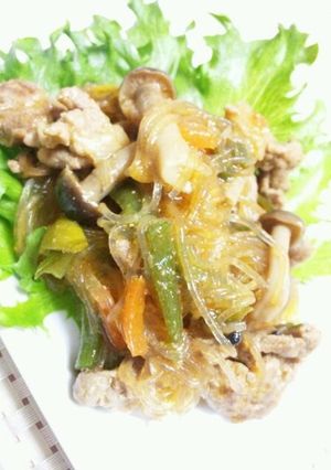 ＊余り野菜で 簡単☆チャプチェ＊-レシピのメイン写真