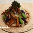 茄子たっぷり♪スタミナ冷やしうどん