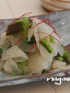 冷凍保存袋でつくる簡単かぶの浅漬け-レシピのメイン写真