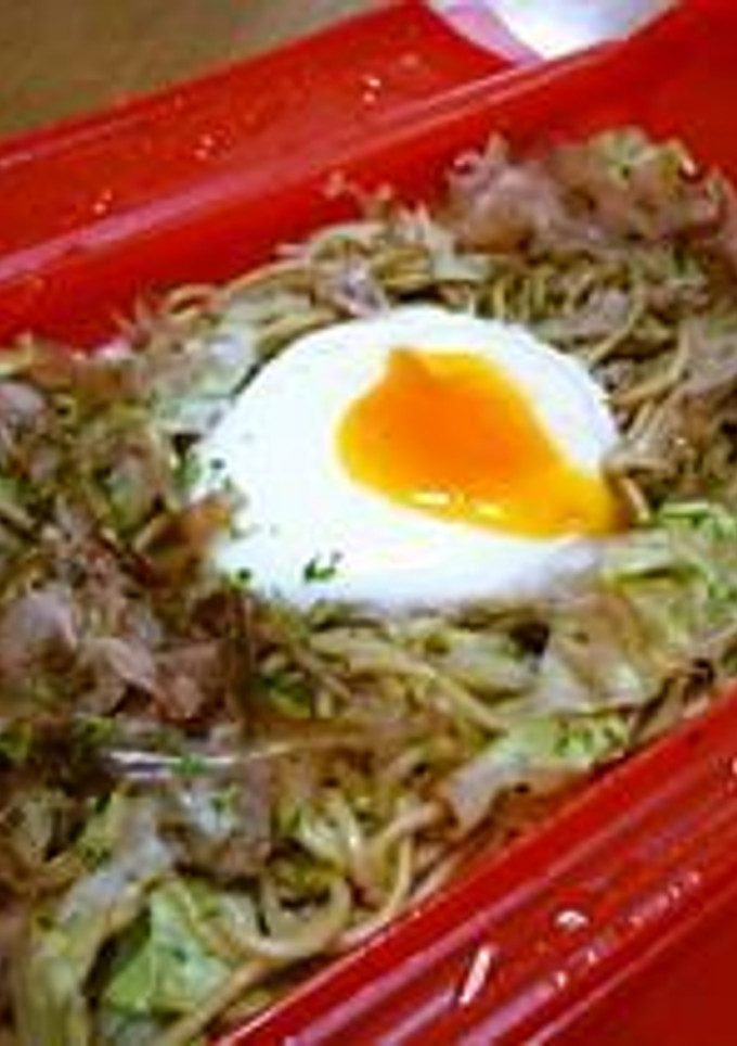 ＊ルクエde卵のっけ焼きそば＊-レシピのメイン写真