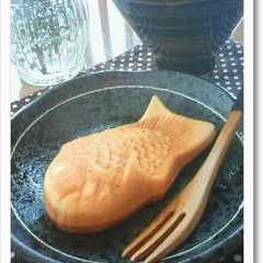 รูปของ *ホットケーキMIXでモチっと鯛焼き*