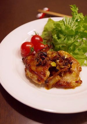 焦がしねぎラー油のチキンソテー-レシピのメイン写真