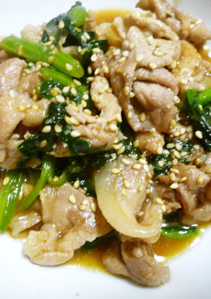 豚肉とほうれん草炒めチャイナよ☆改訂版-レシピのメイン写真