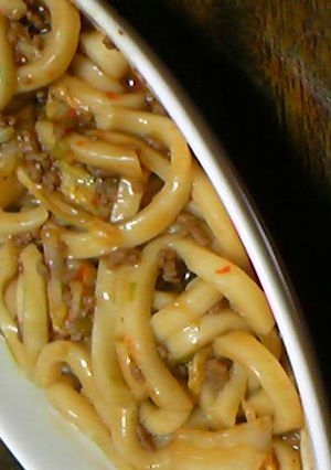 麻婆うどん-レシピのメイン写真