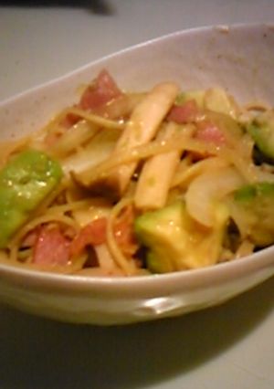 アボカドの和風パスタ-レシピのメイン写真