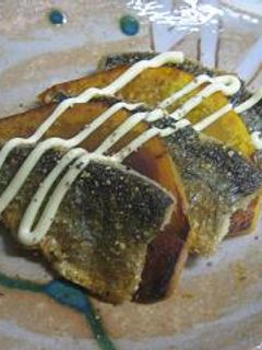 秋刀魚のチーズパン粉焼き・カボチャ添え-レシピのメイン写真
