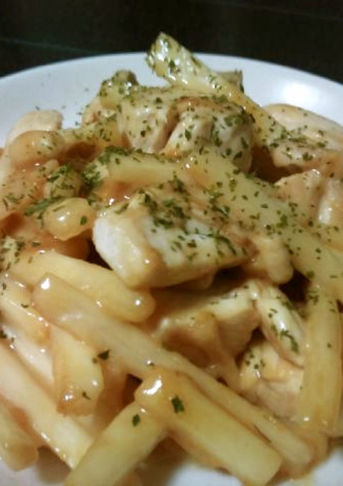 長芋と鶏肉のオイマヨ炒め-レシピのメイン写真
