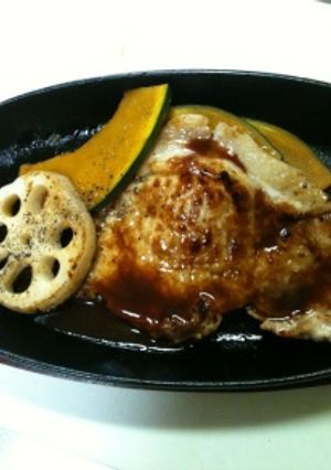 ココアソースDE豚ロースステーキ-レシピのメイン写真