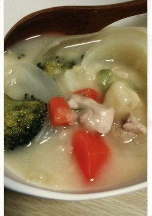 まるごとオニオンのことことシチュー-レシピのメイン写真