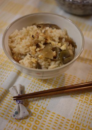 ザーサイと胡桃のごはん-レシピのメイン写真