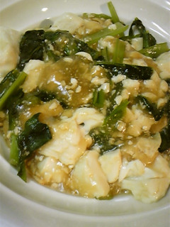 簡単♪小松菜・豆腐・油揚げのあんとじ-レシピのメイン写真
