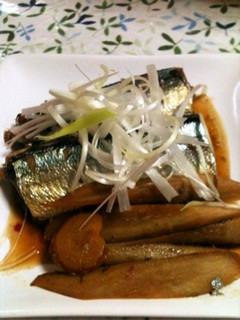 さんまの黒酢煮-レシピのメイン写真