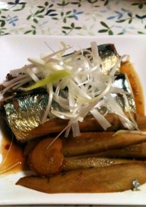 さんまの黒酢煮-レシピのメイン写真