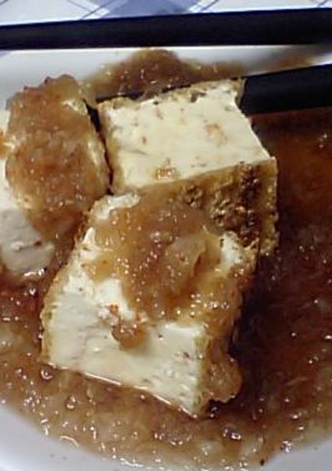 表面パリパリ★焼き厚揚げの大根おろしのせ-レシピのメイン写真