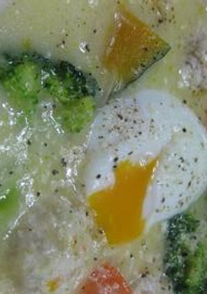 チキンボールのカルボナーラ風シチュー-レシピのメイン写真
