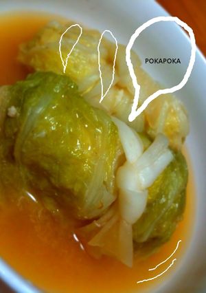ロール白菜(みそ味)-レシピのメイン写真