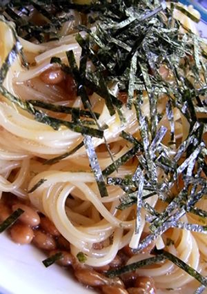 釜玉納豆スパ-レシピのメイン写真
